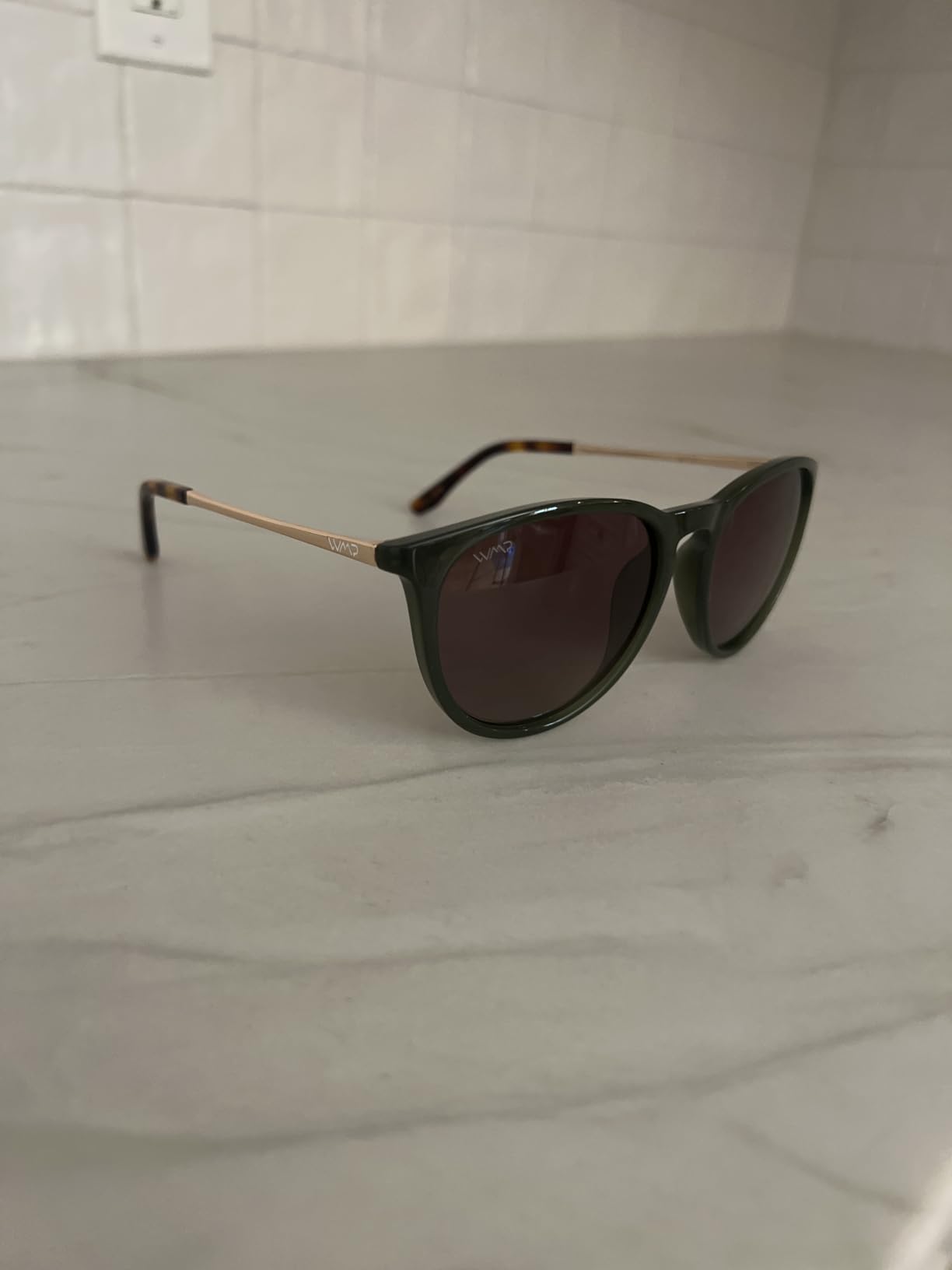 WearMe Pro Drew Women's Polarized Sunglasses, Retro Round Frame, UV400 customer photo 1