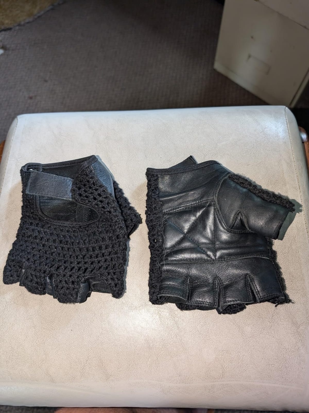 A&H Apparel Leather Net Driving Weight Training Cycling Wheelchair Fitness Gloves customer photo 1