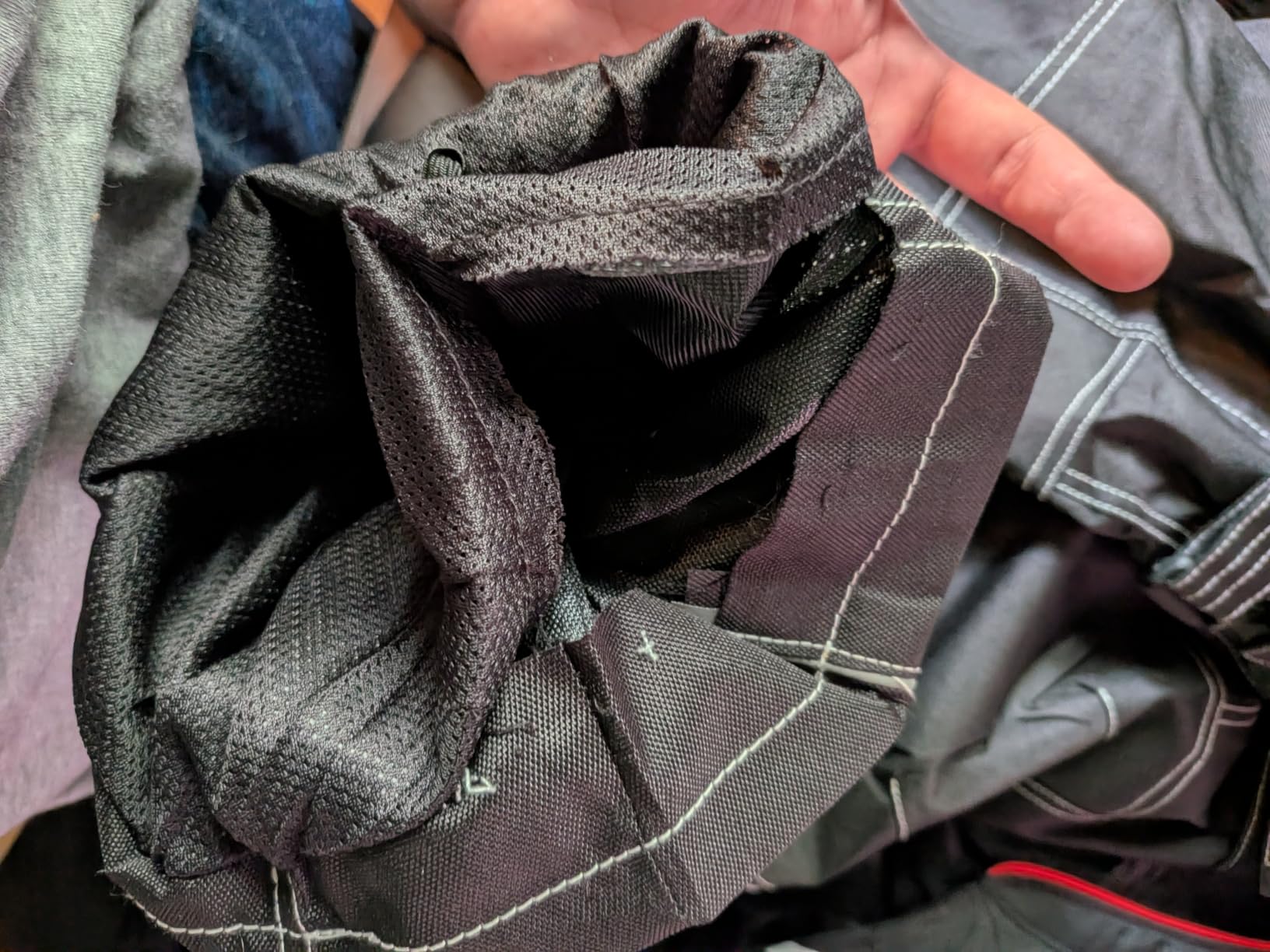 HWK Motorcycle Pants Mens with Armor, Water-Resistant Cordura Fabric. customer photo 2