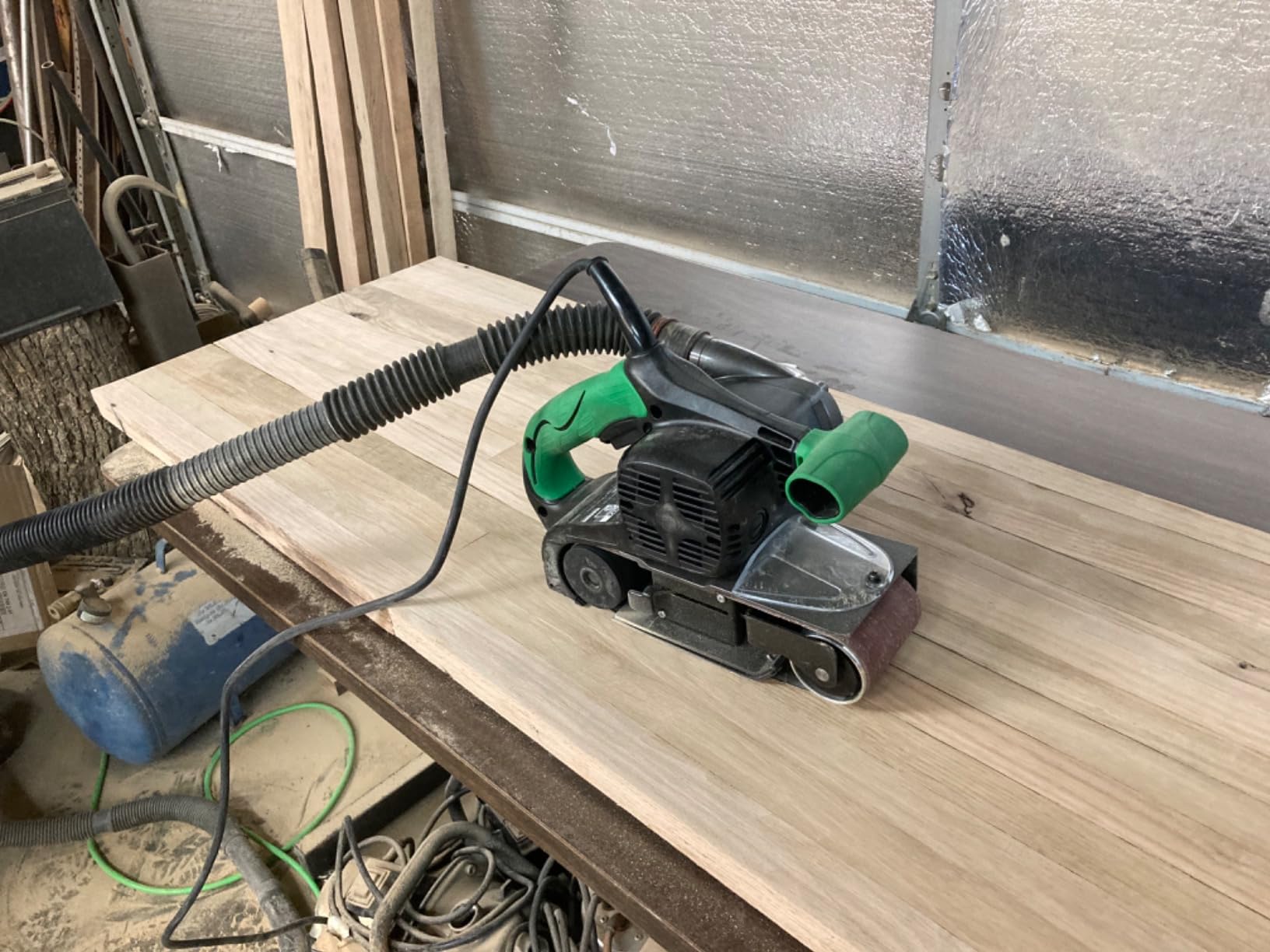 Metabo HPT Belt Sander | 3 x 21 Inch | For Woodworking | Variable Speed | 9.0 Amp Motor | Soft Grip | 5-Year Warranty | SB8V2 customer photo 2
