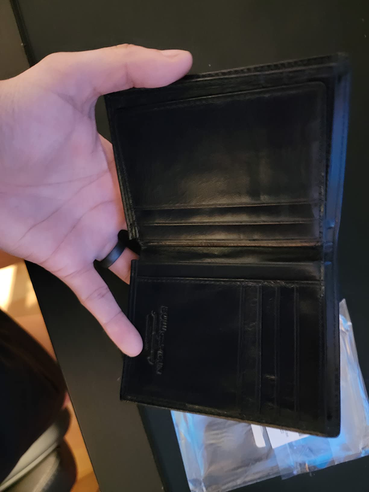 BULLCAPTAIN Large Capacity Genuine Leather Wallet for Men QB-027 customer photo 1