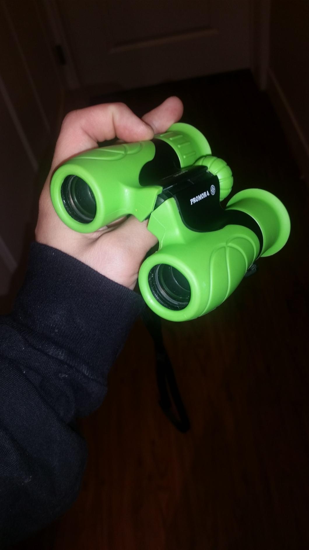 Binoculars for Kids – Perfect Toy for Little Boys and Girls – Extensive Set Incl. Magnifying Glass & Compass – Powerful Magnification 8X21 – 3 to 12 Year Old Kids for Toddler customer photo 1