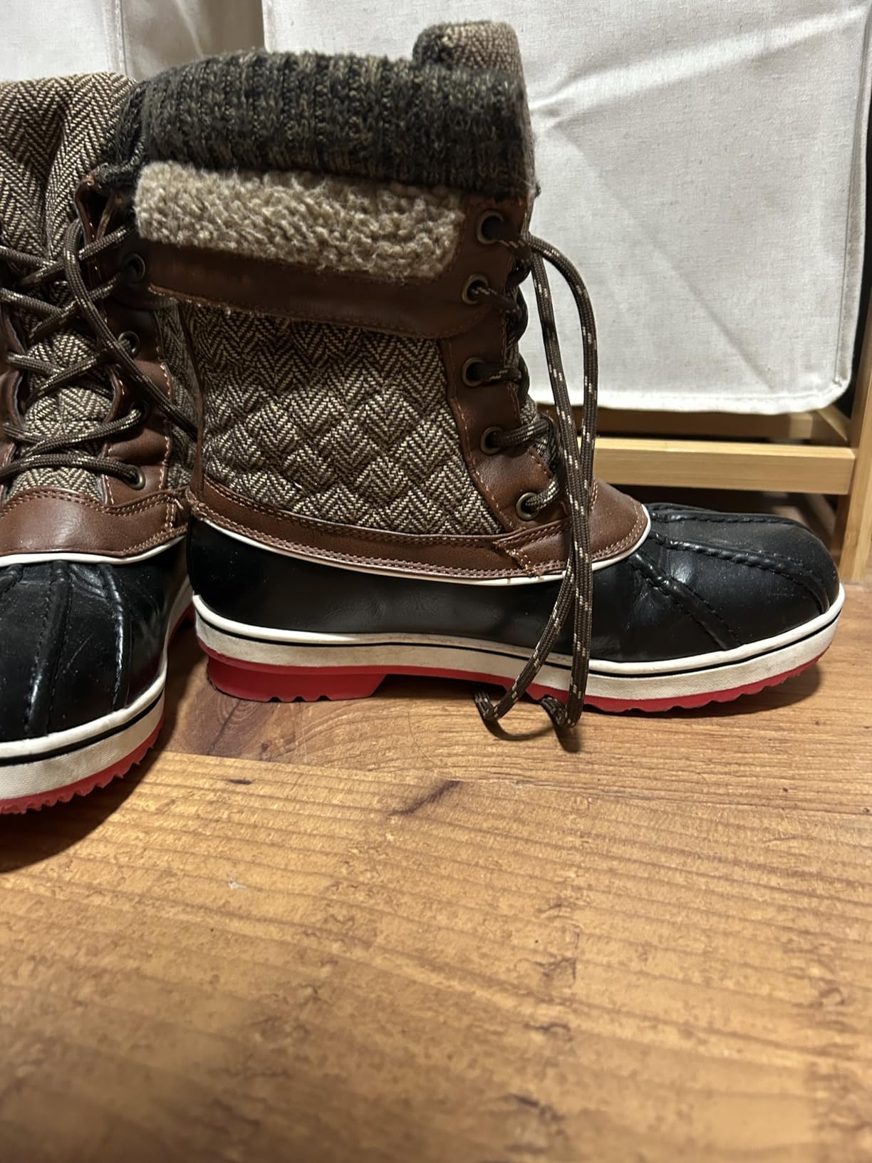 DREAM PAIRS Women's Mid Calf Duck Winter Boots customer photo 2