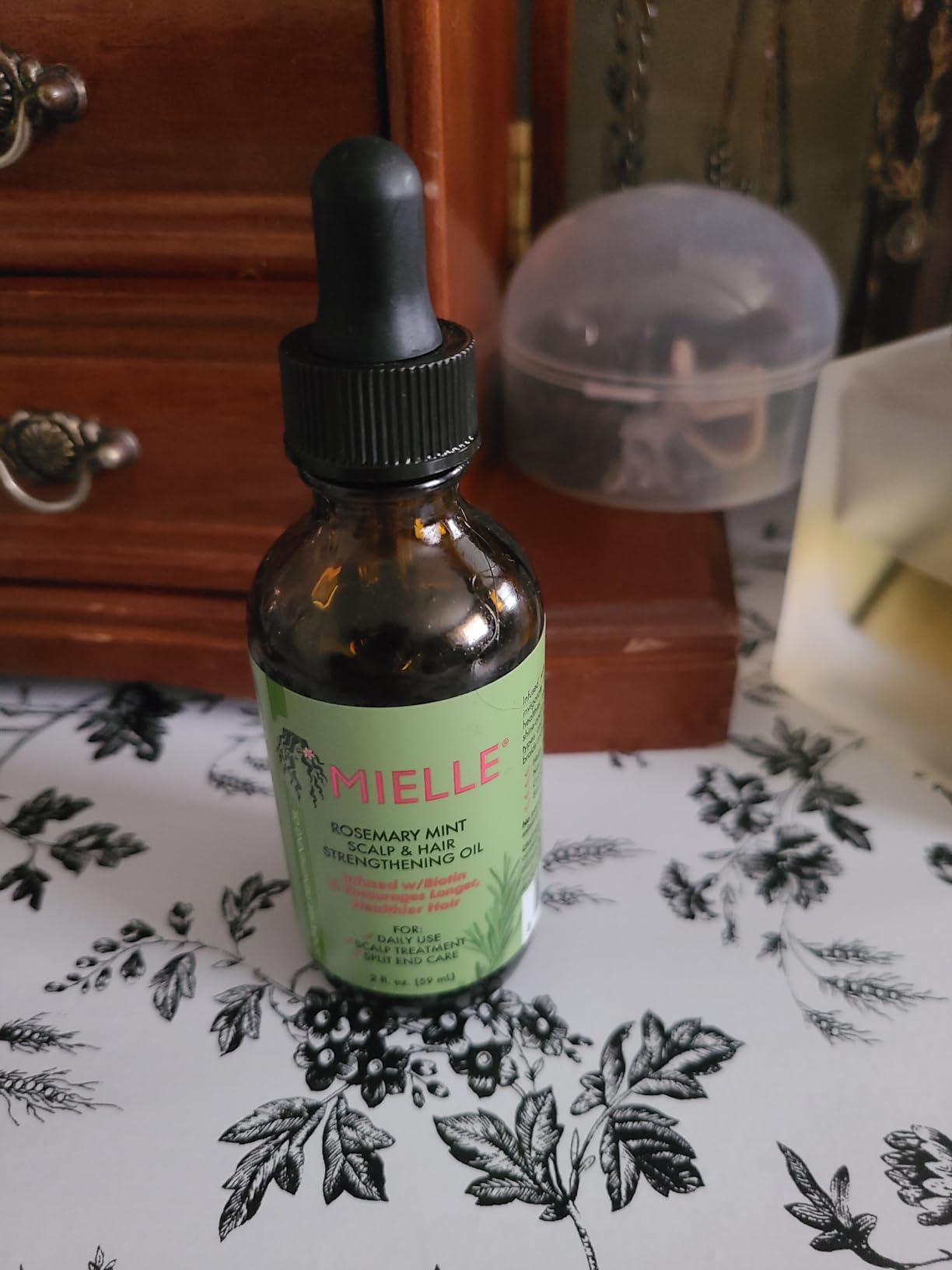 Mielle Organics Rosemary Mint Hair Oil with Biotin, 2 oz customer photo 1