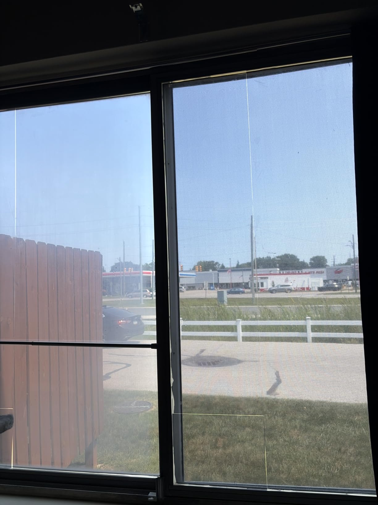 KESPEN Window Privacy Film One Way Static Cling Tint, Black, 17.5InX6.5Ft customer photo 1