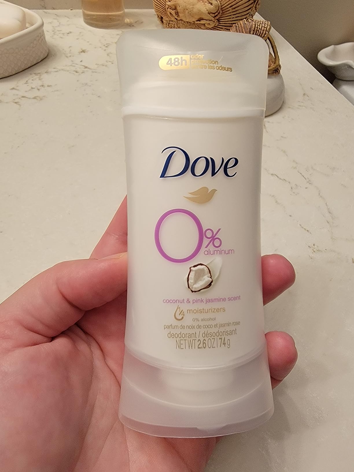 Dove Aluminum Free Deodorant for Women Cucumber and Green Tea 72 hour odor protection 2.6 oz customer photo 1