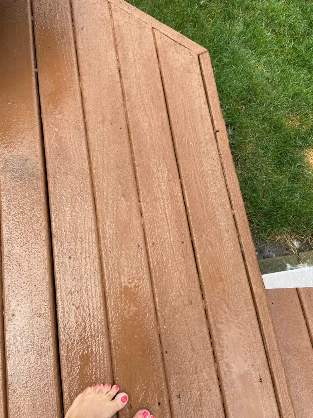 Liquid Rubber Polyurethane Deck Coating - Textured, Neutral Beige, 1 Gallon customer photo 2
