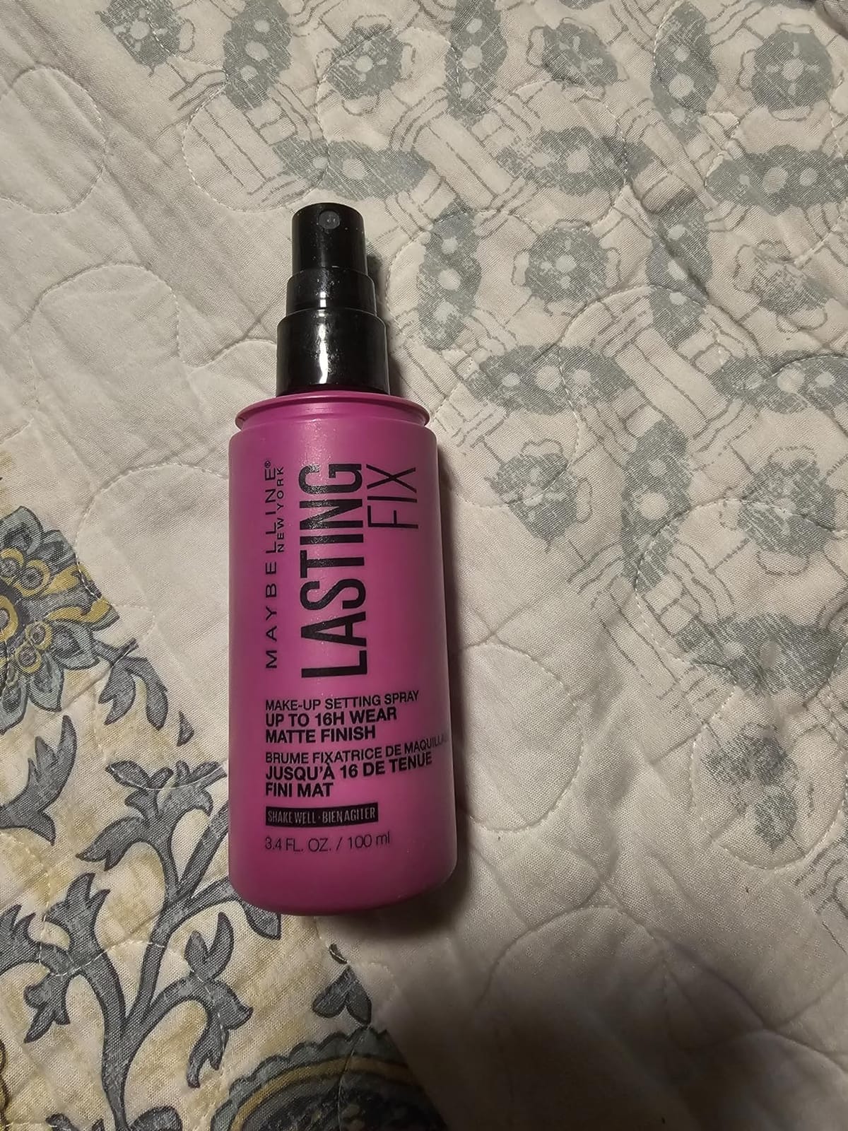 MAYBELLINE New York Facestudio Lasting Fix Makeup Setting Spray, Matte Finish, 3.4 fl. oz. customer photo 1