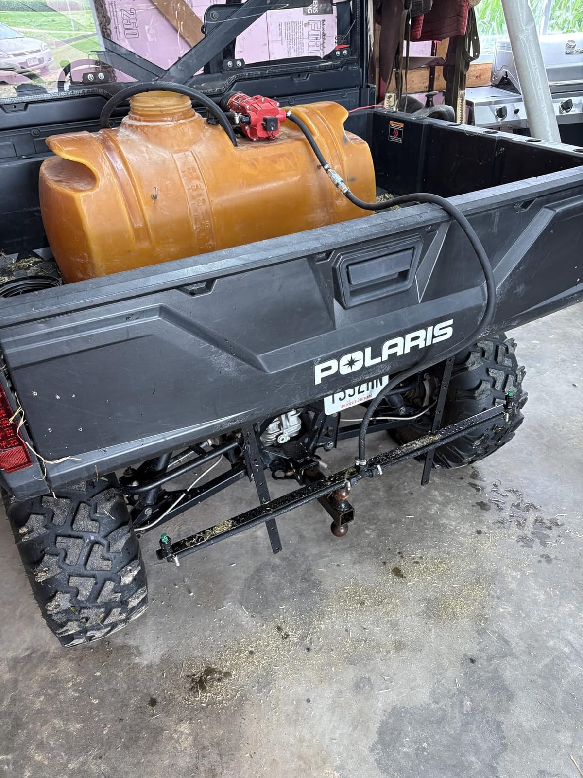 Chapin 6428 ATV Boom Kit with 7 Ft. Spray Pattern, Adjustable Height Brackets, Powder Coated Steel Frame, Fits Most ATV and Lawn Trailers, Black customer photo 2