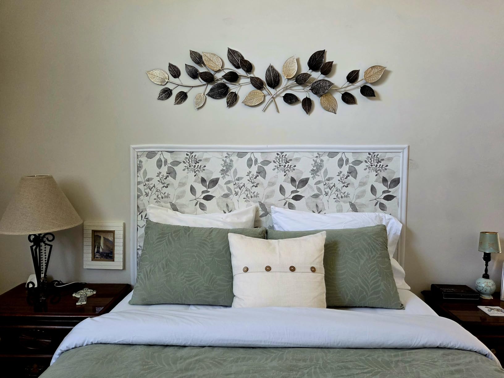 NuWallpaper by WallPops NUS3144 Breezy Peel & Stick Wallpaper, Grey customer photo 2