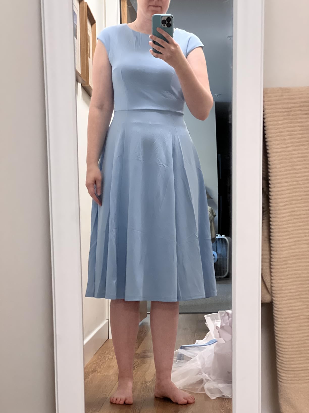 DRESSTELLS Women's Cocktail Dresses, Formal Wedding Guest Church Dress customer photo 1