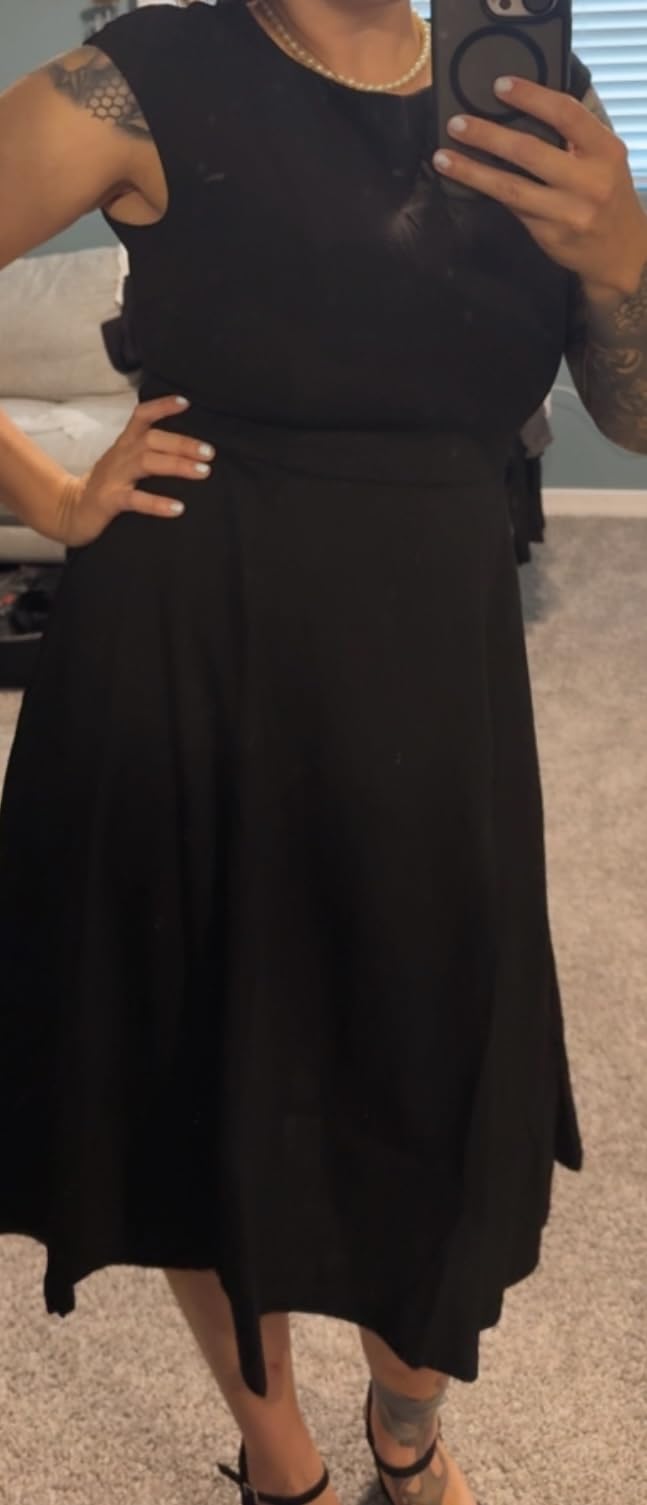 DRESSTELLS Women's Cocktail Dresses, Formal Wedding Guest Church Dress customer photo 2
