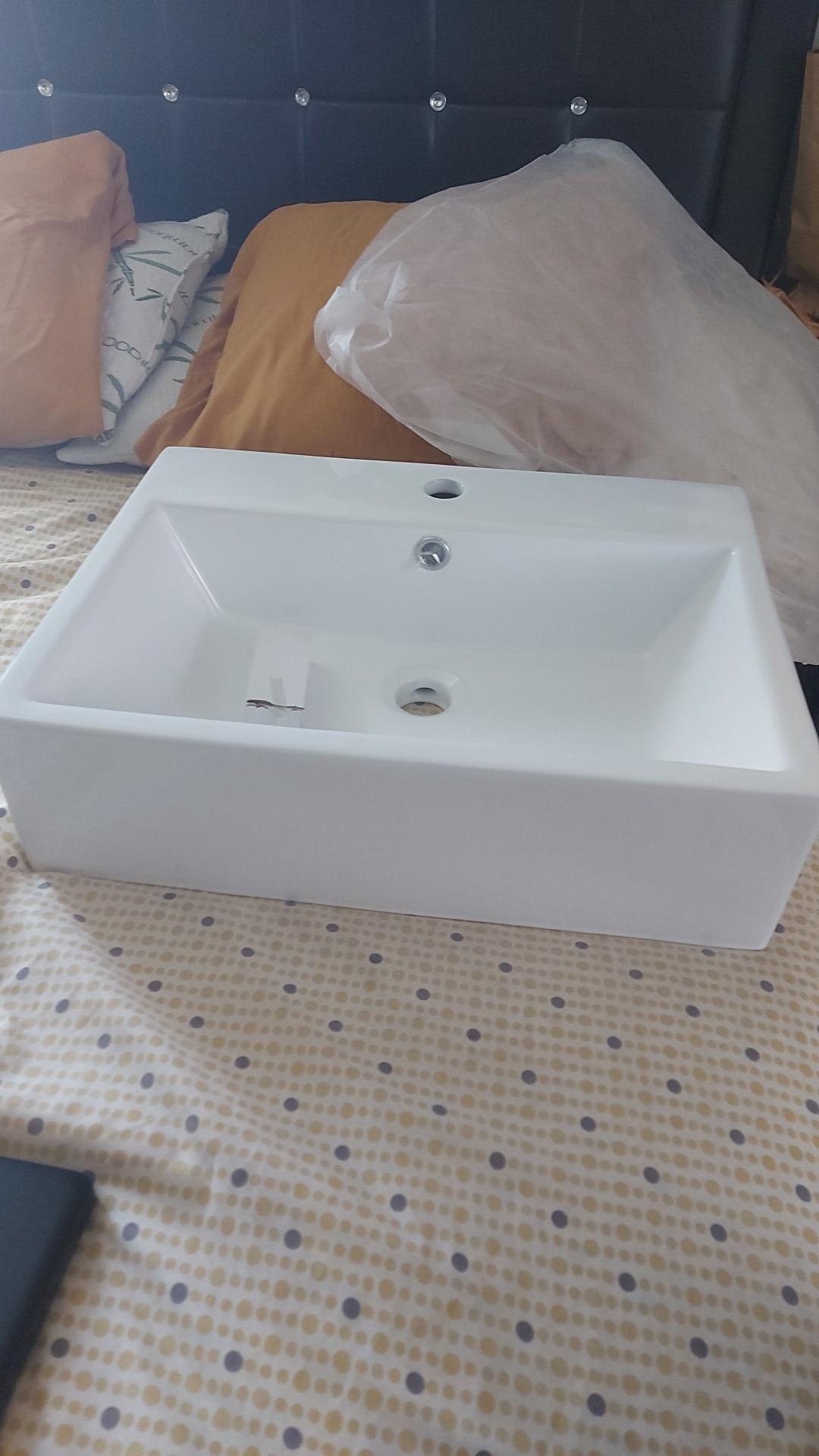 Lordear Floating Bathroom Sink Wall Mounted 21