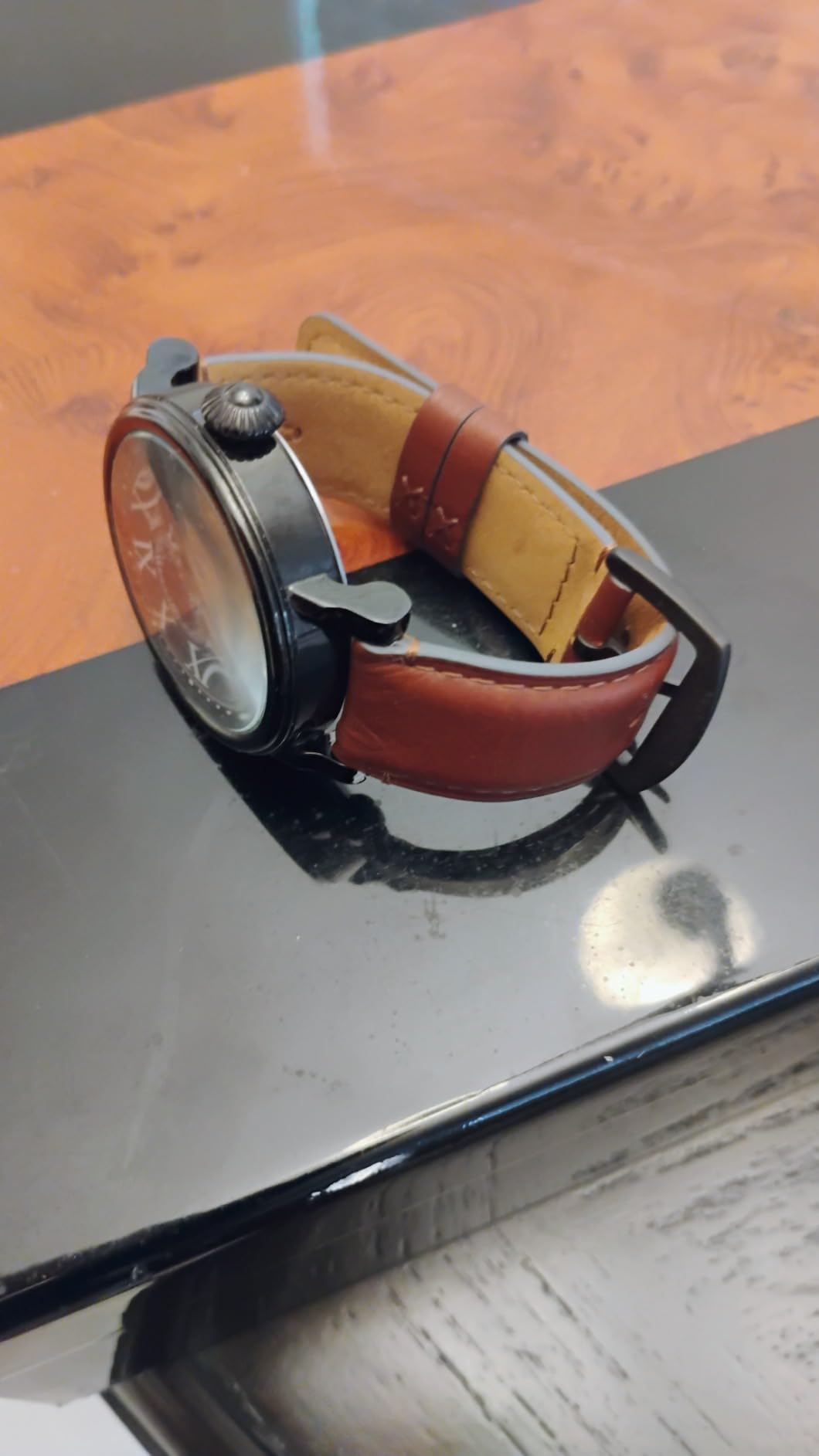 Fullmosa 18/19//20/21/22/23/24/26mm Quick Release Leather Watch Band customer photo 2
