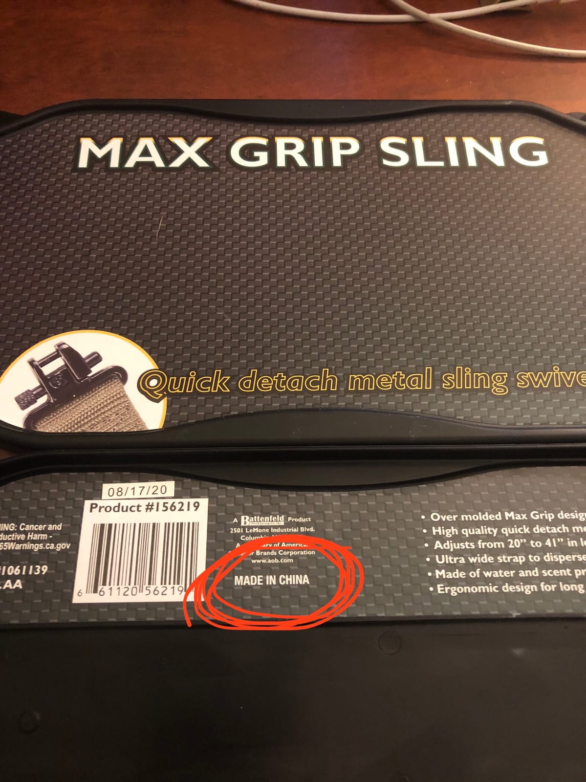 Caldwell Max Grip Sling with Adjustable Strap, Ergonomic Shape, Scent-Free, Waterproof, for Hunting, Shooting, and Outdoors customer photo 2