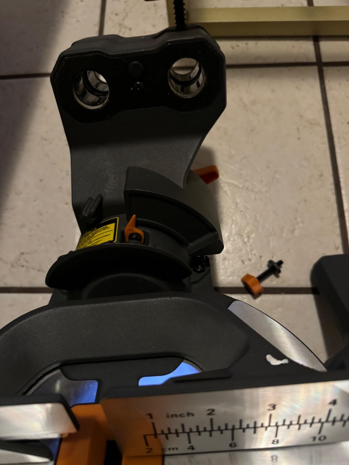 Evolution Power Tools R255SMS+ PLUS 10-Inch Sliding Miter Saw Plus Multi-Material Multi-Purpose Cutting Cuts Metal, Plastic, Wood & More 0˚ - 45˚ Bevel & 50˚ - 50˚ Miter Angles TCT Blade Included customer photo 1
