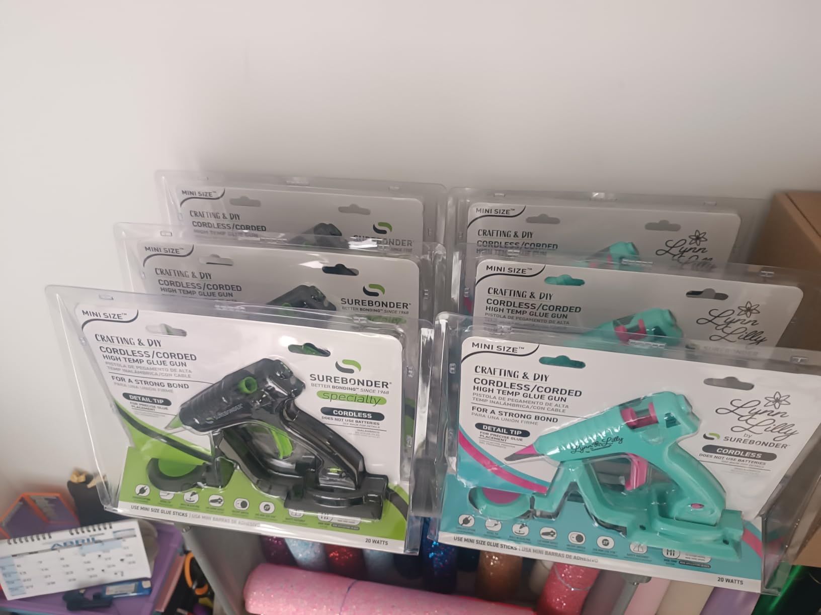 Surebonder Cordless/Corded High-Temperature Mini Hot Glue Gun with Fine Tip for Detailed Crafting and DIY Projects, 20 Watts (CL-195F) customer photo 2