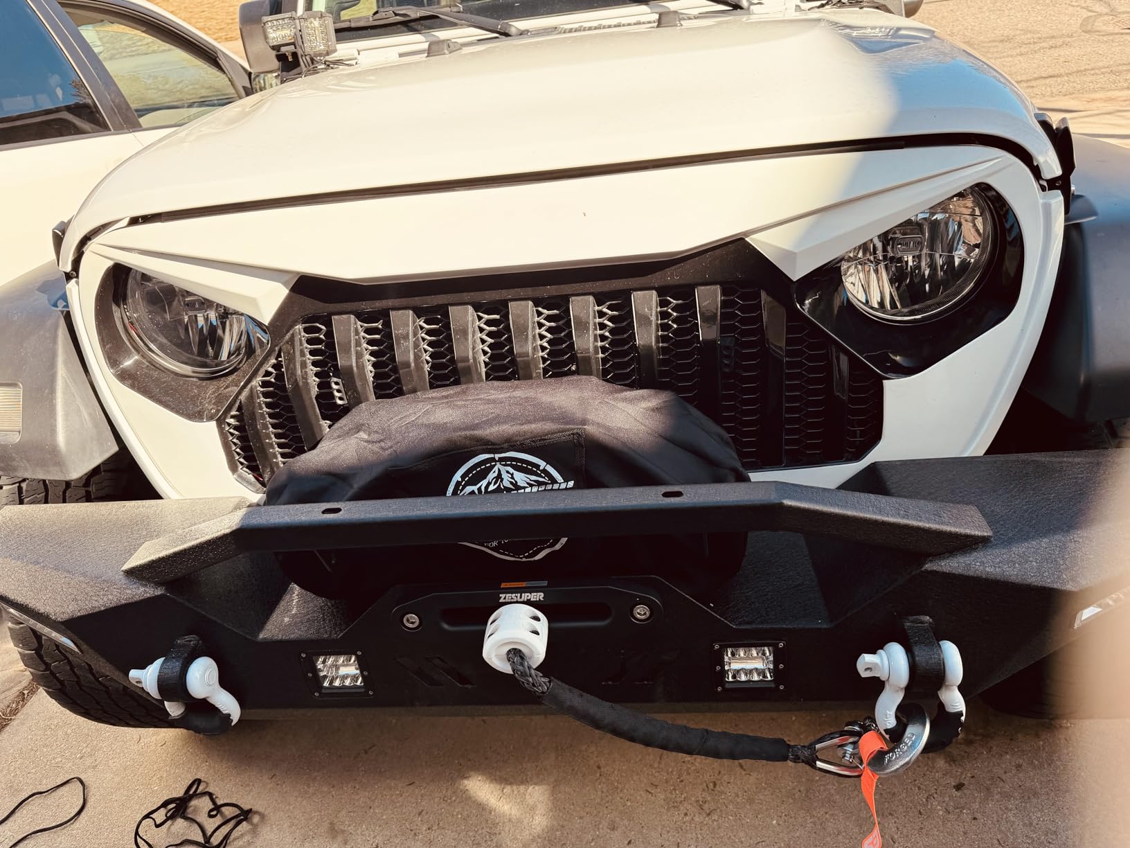 ZESUPER 13000 lb Electric Winch 12V Waterproof IP68 for Jeep Truck Trailer customer photo 2