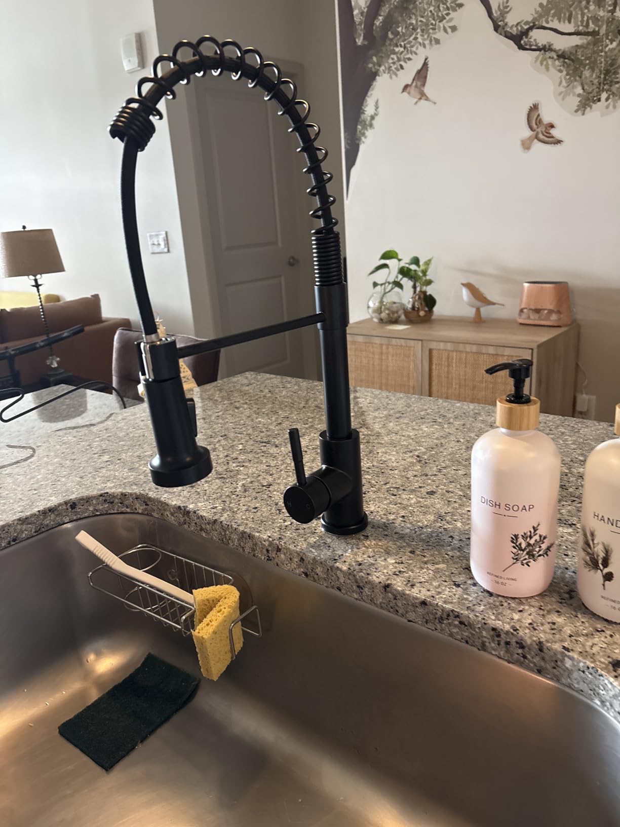 GIMILI Black Kitchen Faucet with Pull Down Sprayer customer photo 1