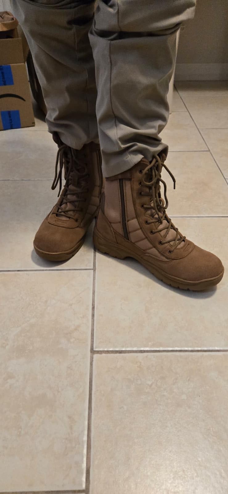 NORTIV 8 Men's Military Tactical Work Boots customer photo 2