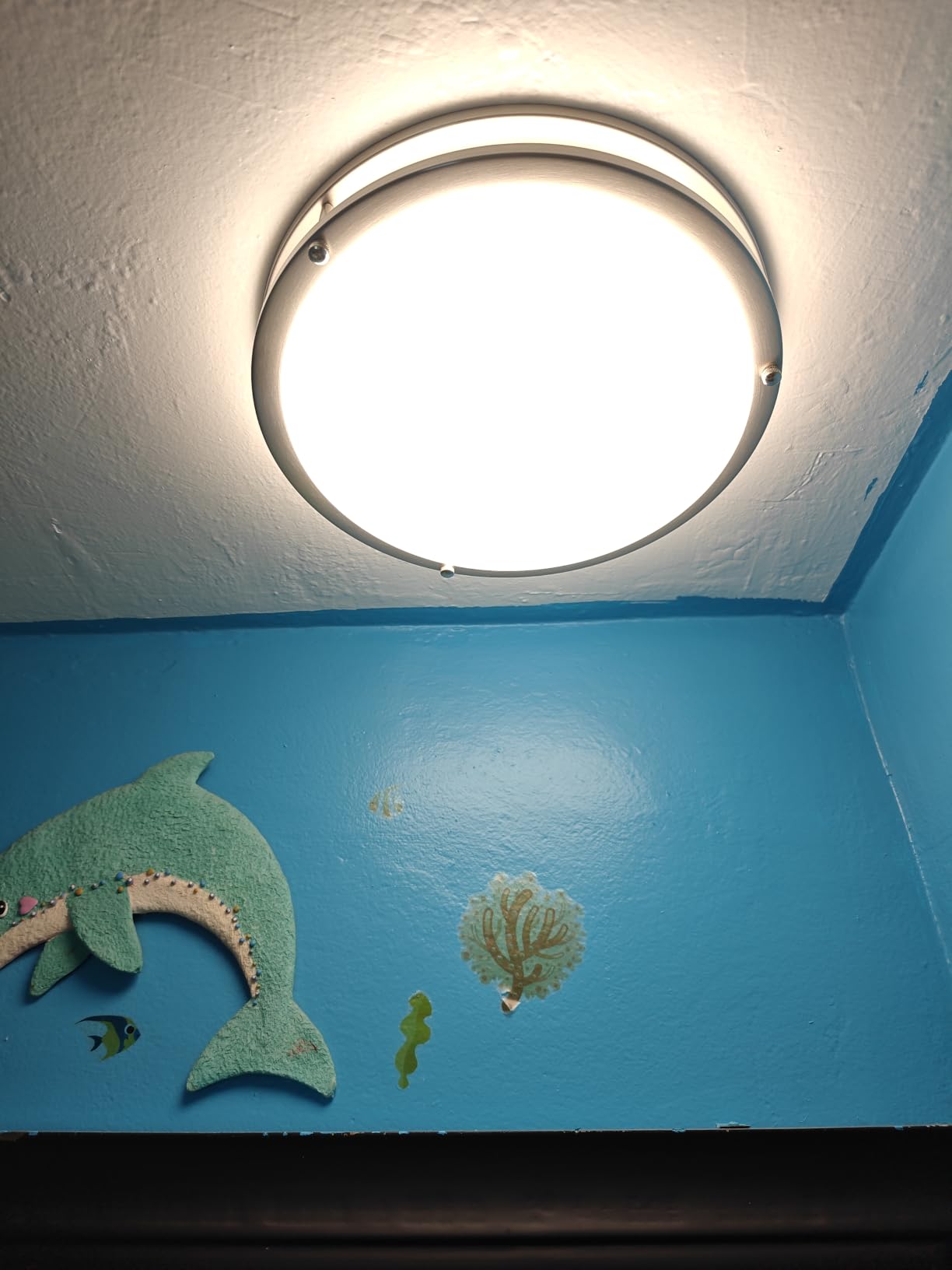 hykolity 13 inch Flush Mount LED Ceiling Light Fixture,5CCT customer photo 2