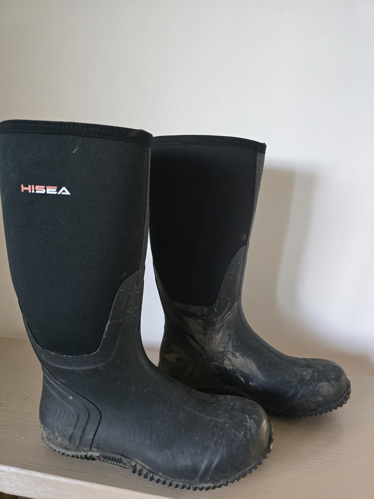 HISEA Women's Rain Boots Waterproof Insulated Neoprene Rubber Mud Boots customer photo 1