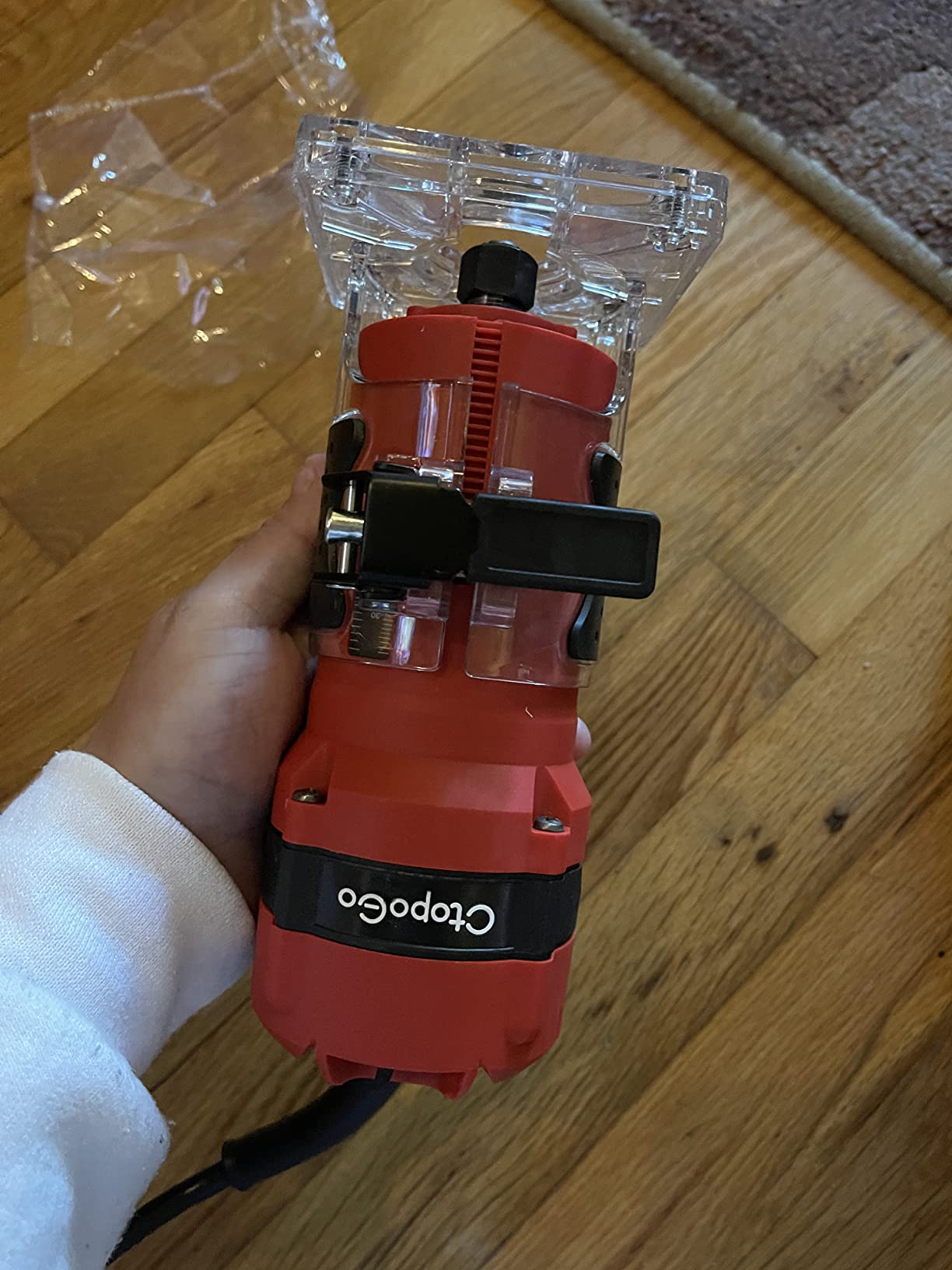 Compact Palm Router Tool, 800W Hand Wood Trimmer Router customer photo 2