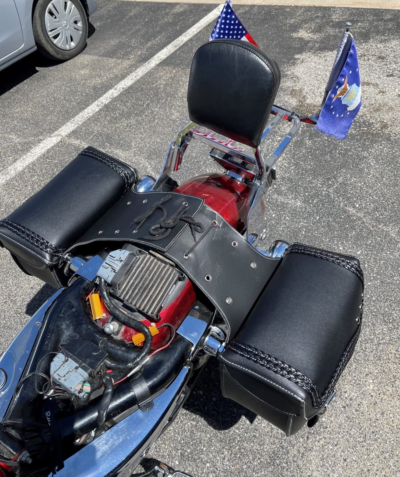 KEMIMOTO Motorcycle Saddlebags Upgraded Bottom Anti-scalding 30L(15Lx2) customer photo 1