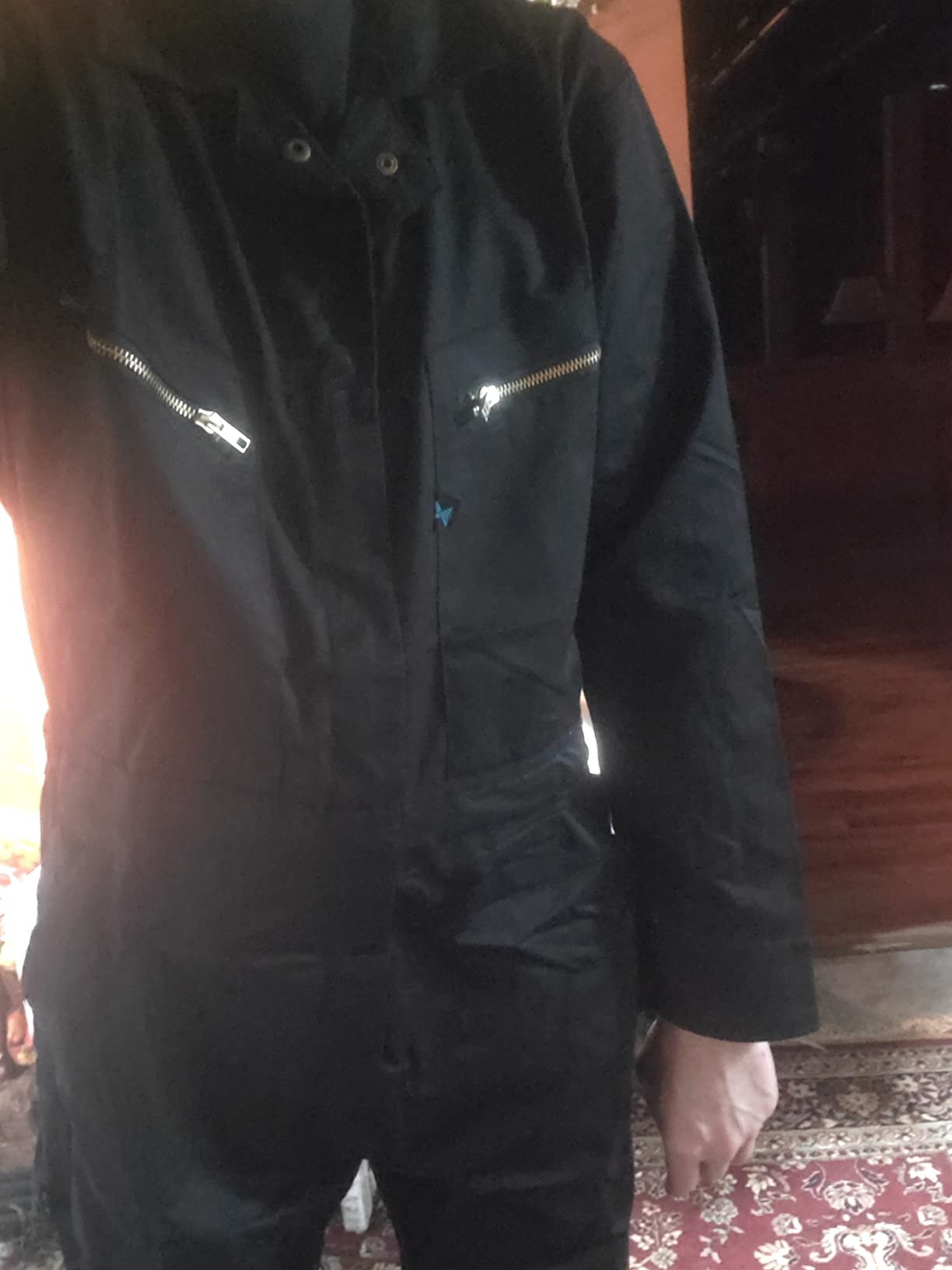 Kolossus Pro-Utility Cotton Blend Long Sleeve Coverall with Zippered Frontal Pockets customer photo 1