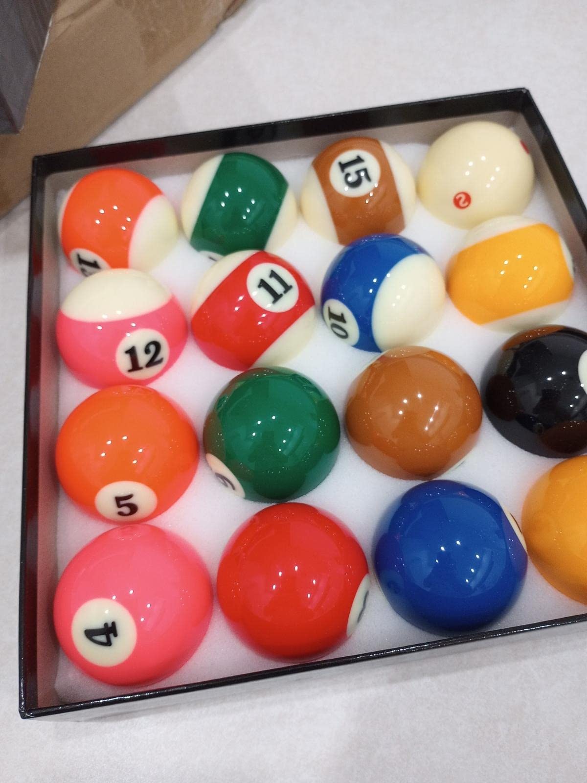 JAPER BEES Billiard Ball/Pool Ball Set Complete 16balls 2-1/4
