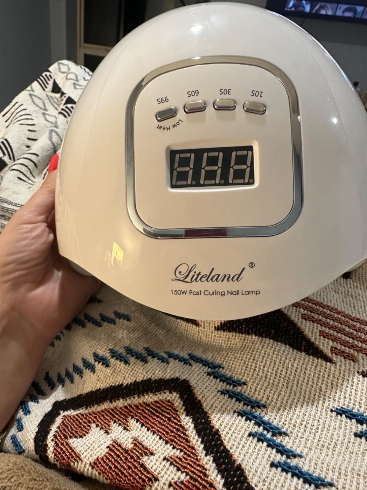Liteland UV Gel Nail Lamp,150W UV Nail Dryer LED Light customer photo 1