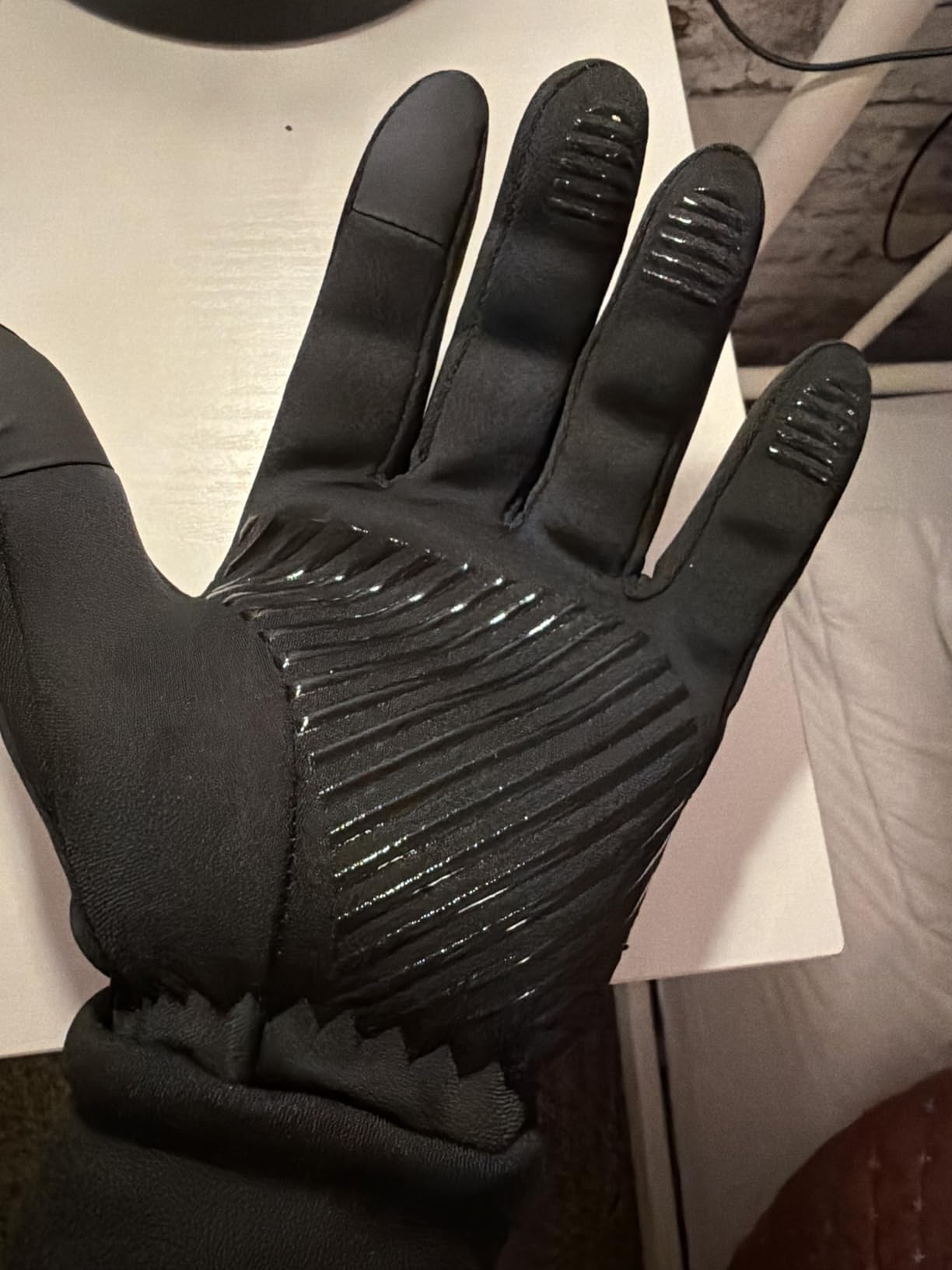 SIMARI Winter Gloves for Women Men - Cold Weather Thermal Touch Screen Ski Snow Glove Liners, Non-Slip Palm & Warm Fleece Lined, for Running Cycling Driving Hiking Walking Sports Outdoor Texting Work customer photo 2