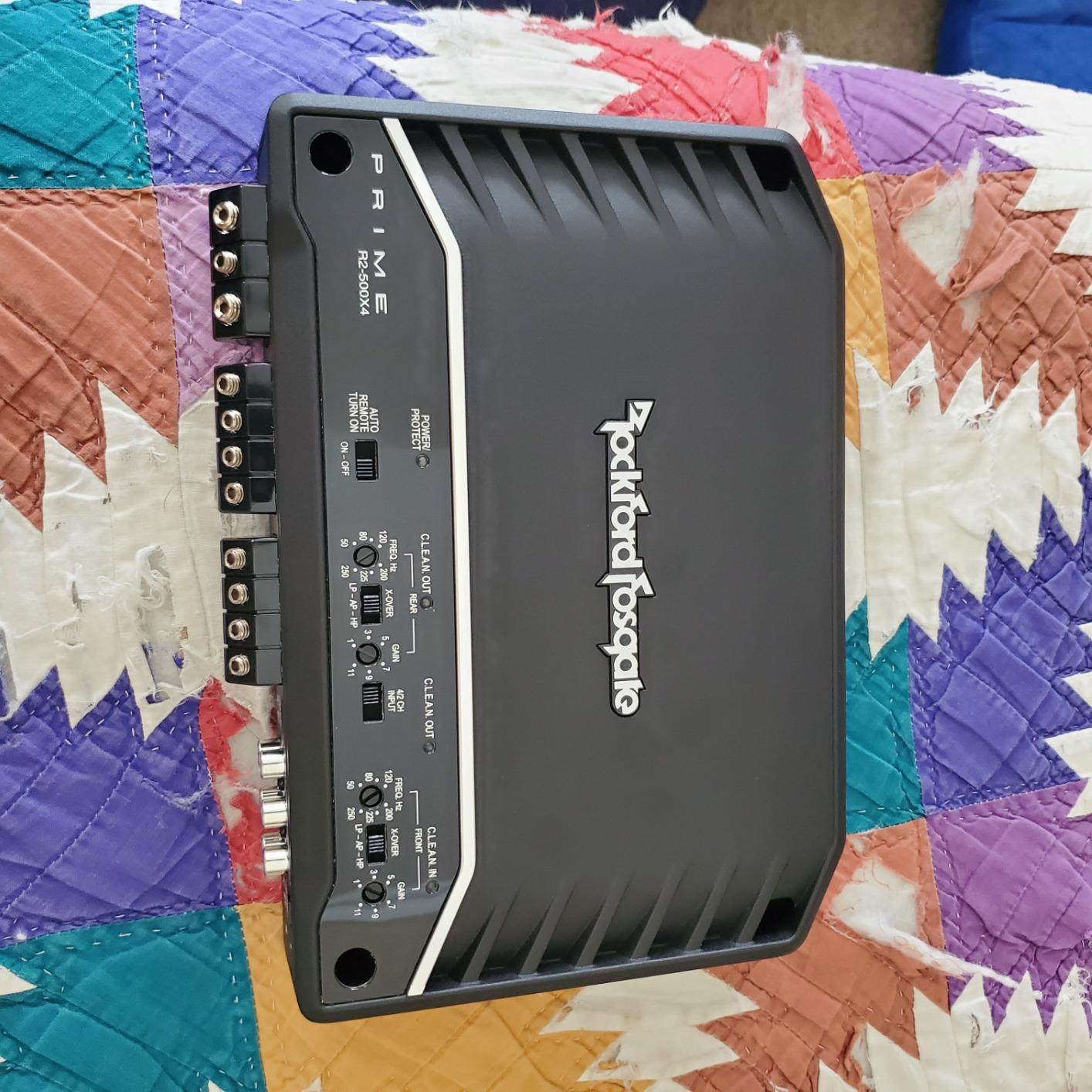 Rockford Fosgate Prime R2-500X4 500-Watt 4-Channel Amplifier customer photo 1