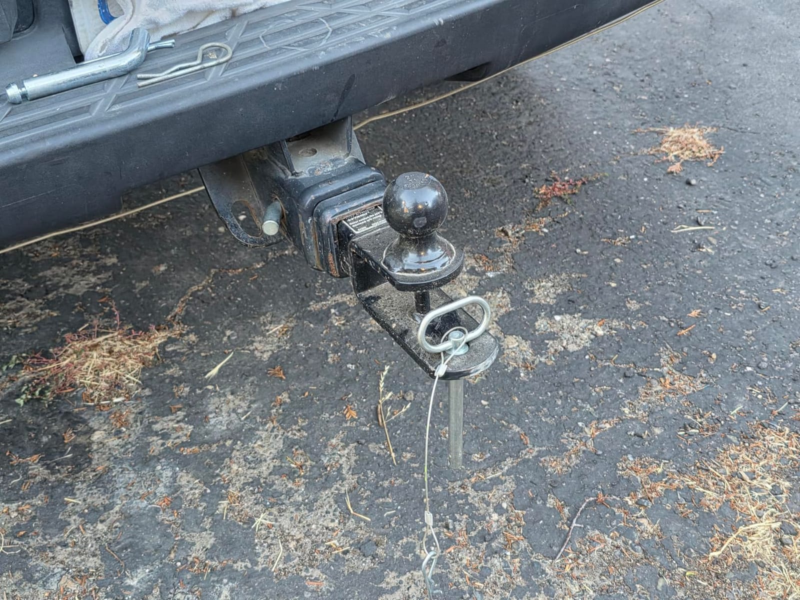 TOPTOW ATV/UTV Trailer Hitch Towing Ball Mounts, 2-Inch Ball, Clevis Pin, Fits 2-Inch Receiver customer photo 1
