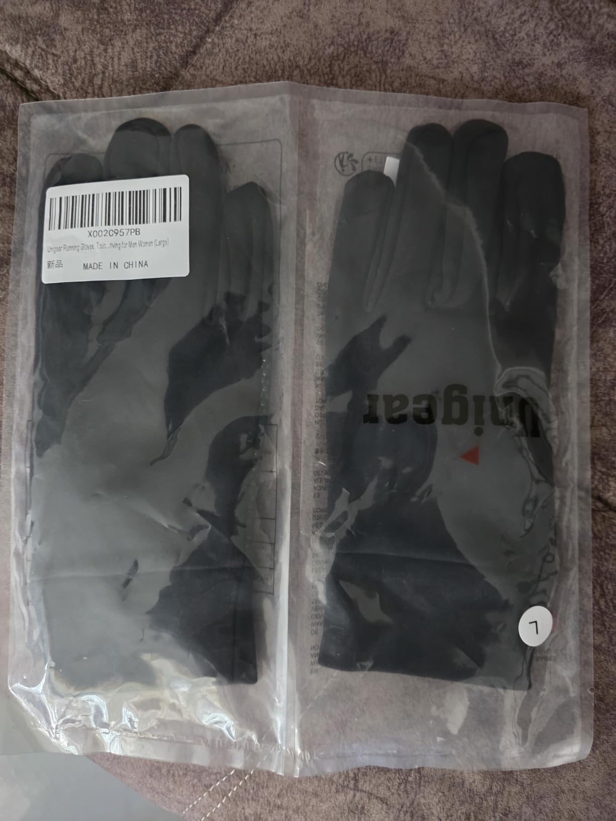 Unigear Lightweight Running Gloves, Touch Screen Glove Liners for Men Women customer photo 2