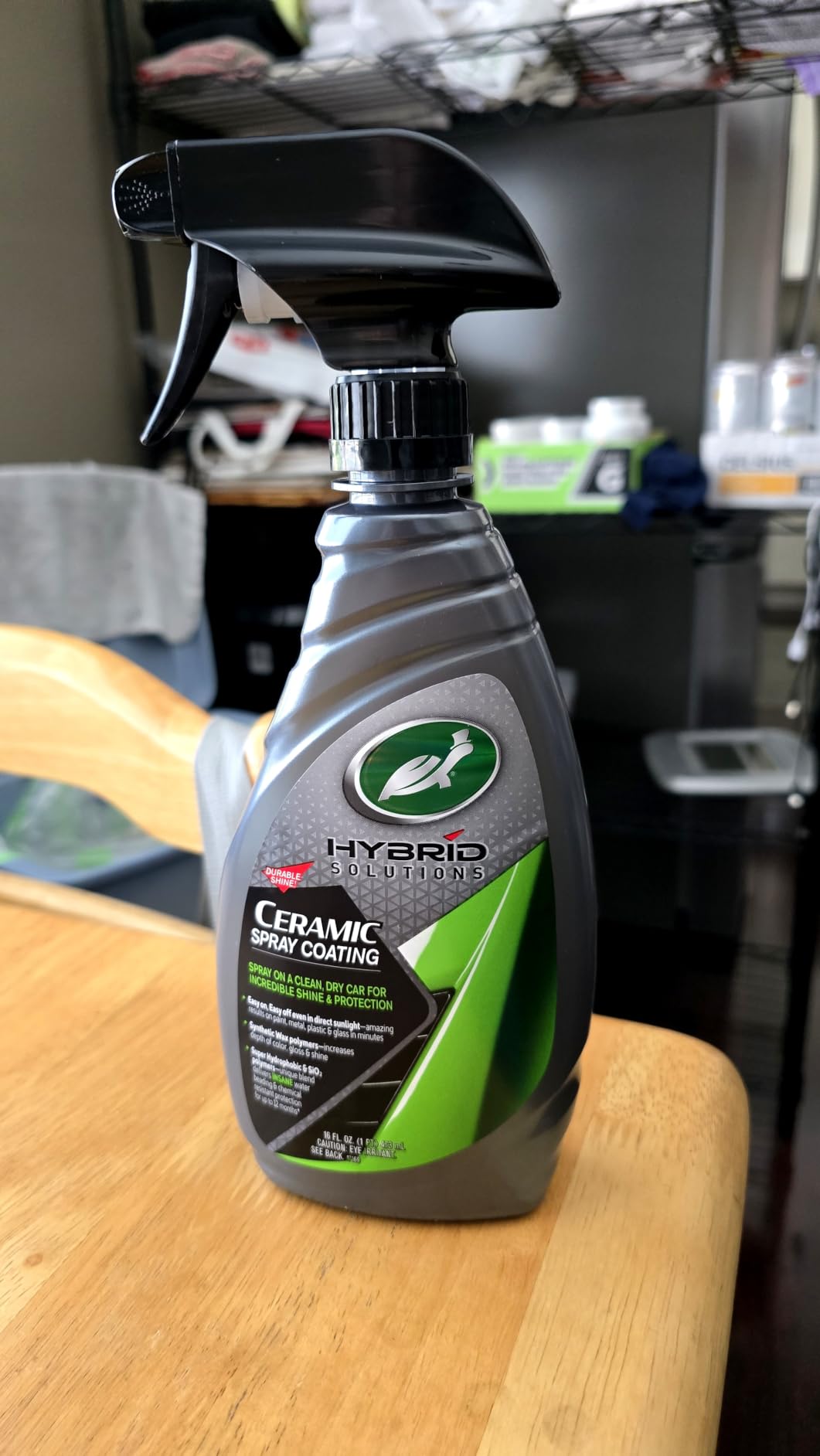 Turtle Wax Hybrid Solutions Ceramic Spray Wax Coating, 16 oz (Pack of 1) | High Shine Car Wax, Offers Durable Paint Protection, Extreme Water Beading Action, Safe for Glass, Wheels, Trim & More customer photo 1