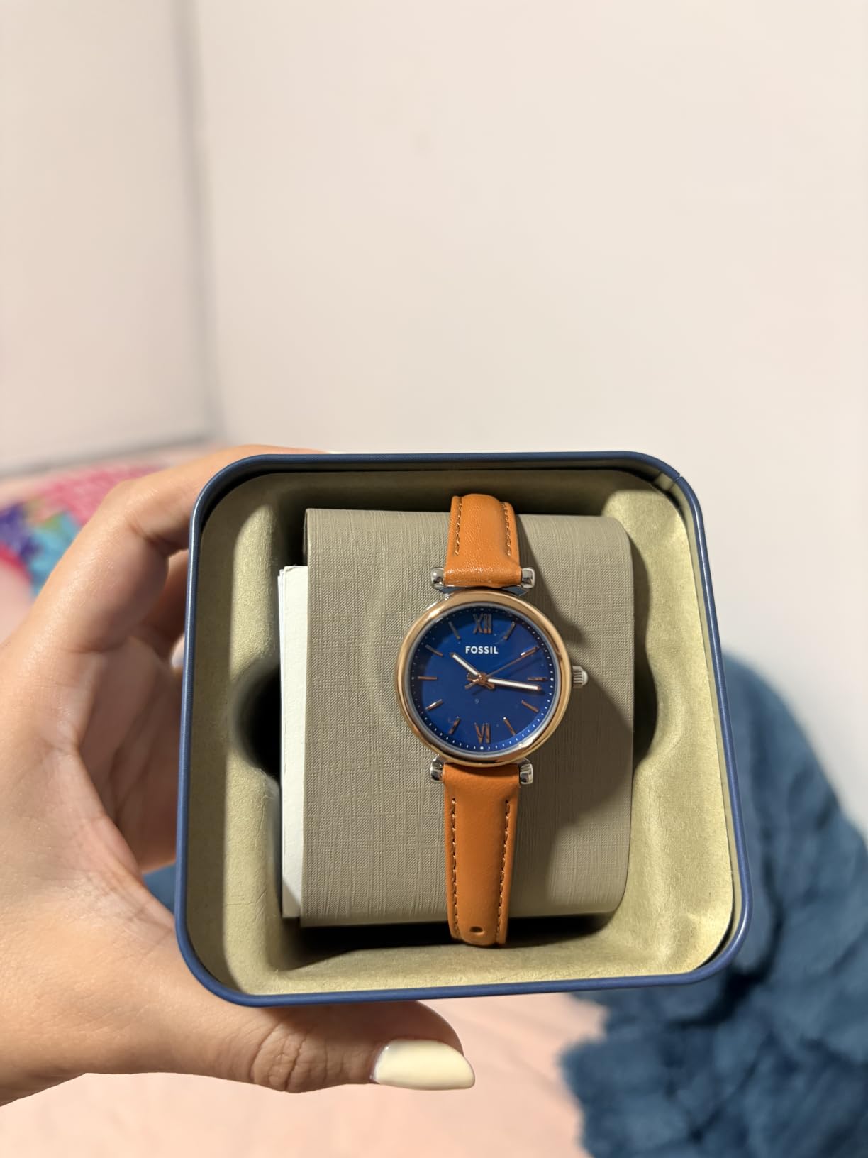 Fossil Women's Watch and Bracelet Set, Carlie Three-Hand Stainless Steel Watch for Women and Bracelet Set customer photo 1