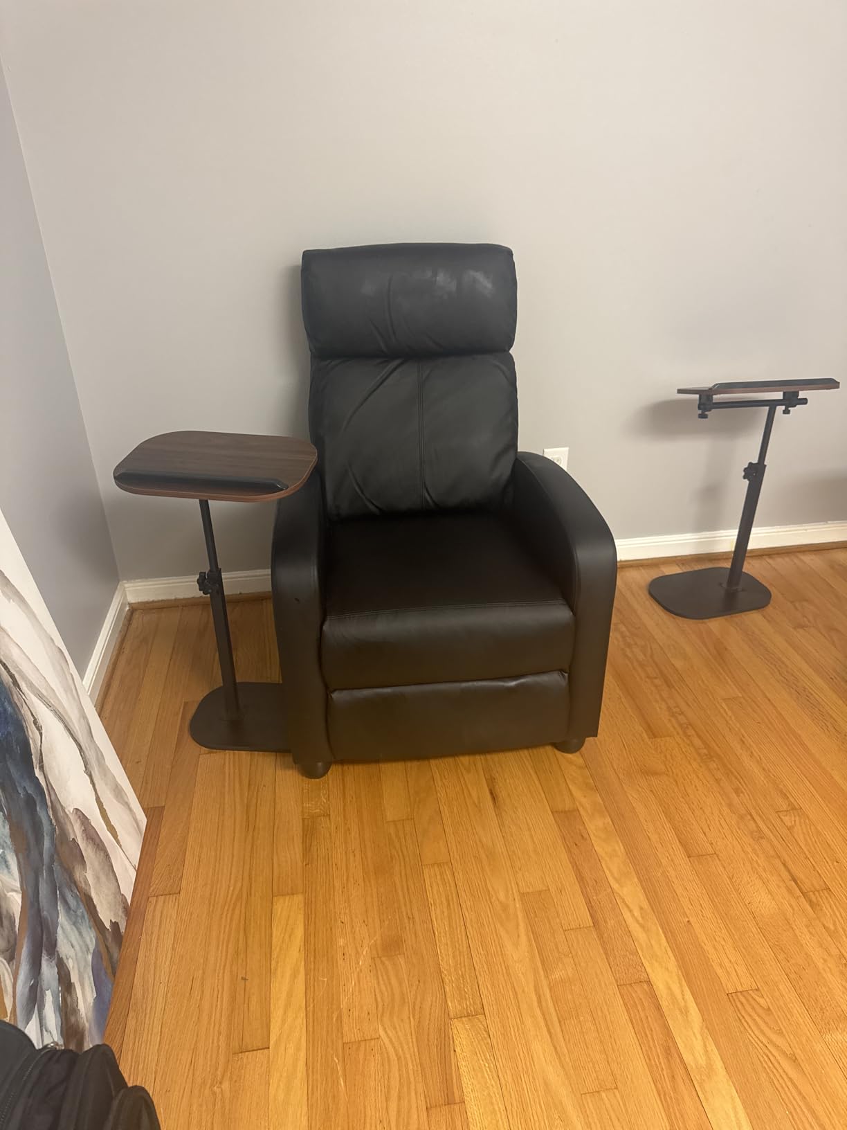 Yaheetech Recliner Chair with 3 Adjustable Angles Living Room Chairs Black customer photo 2