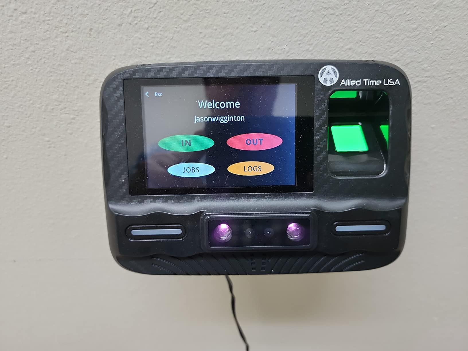 Biometric Time Clock + Online Reports: Face, Palm, Finger, Badge & PIN customer photo 2