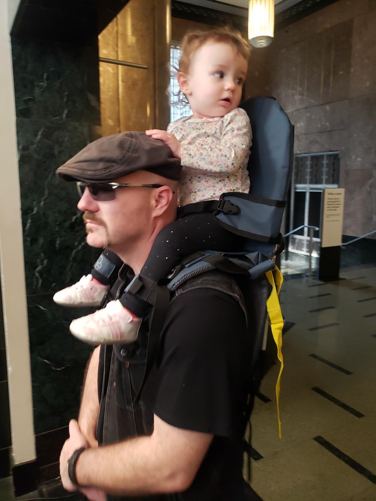 OE Shoulder Hiking Carrier For Child and Toddler 1- 4 years old with Detachable Backpack and Sunshade, Foldable Frame, Compact, Perfect for Day Hiking customer photo 2