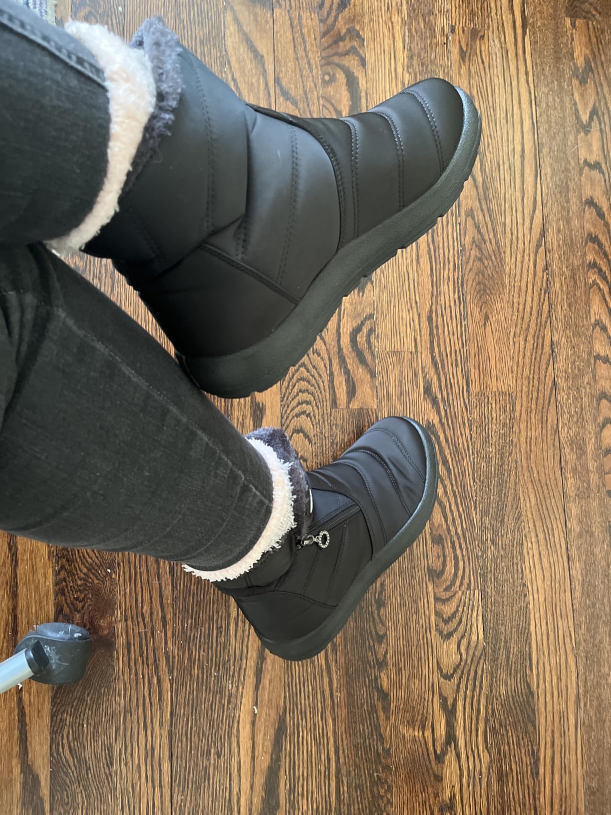 Hsyooes Snow Boots for Women Winter Boots Waterproof customer photo 1