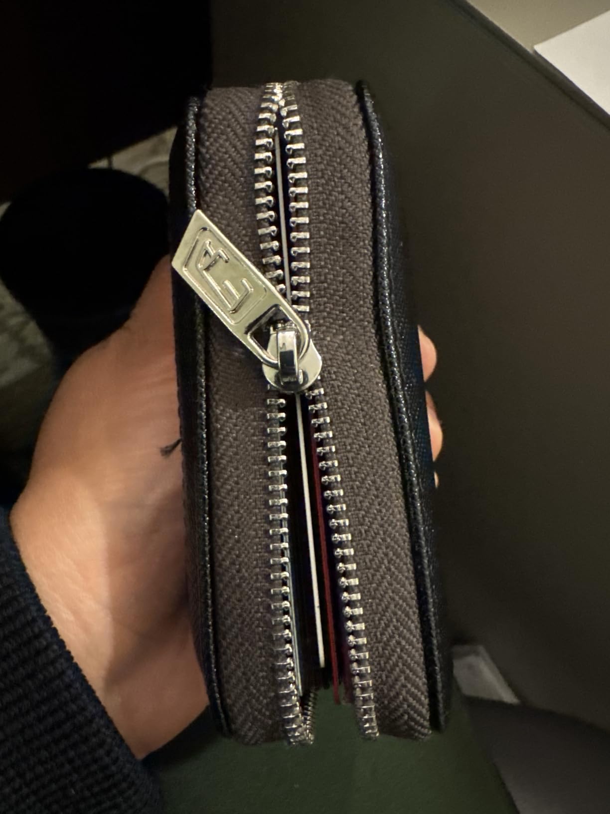 FurArt Zipper Wallet Women RFID Credit Card Holder keychain Wallet customer photo 1