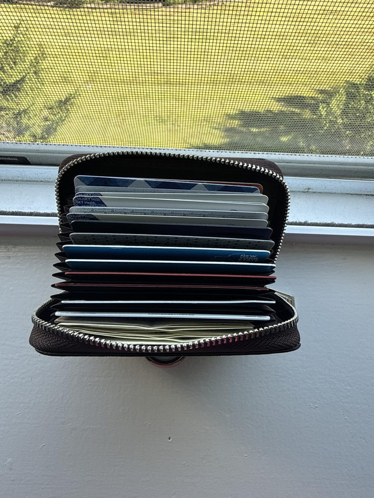 FurArt Zipper Wallet Women RFID Credit Card Holder keychain Wallet customer photo 2