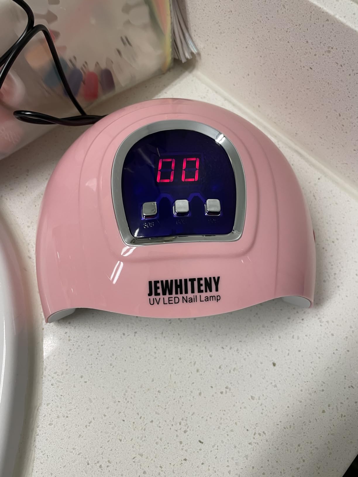 UV LED Nail Lamp 54W, Professional Nail Dryer Gel Polish Light, UV Light with 3 Timer Setting, Curing Gel LED Dryer, Art Tools with Automatic Sensor, LCD Display customer photo 1