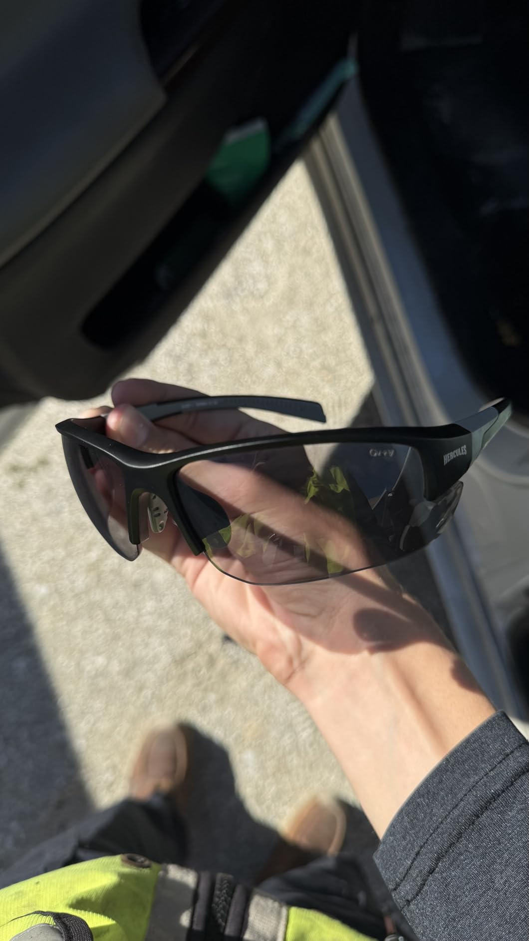 Global Vision Hercules 7 Safety Sunglasses Photochromic Auto-Darkening Clear to Smoke Lens ANSI Z87.1 customer photo 1