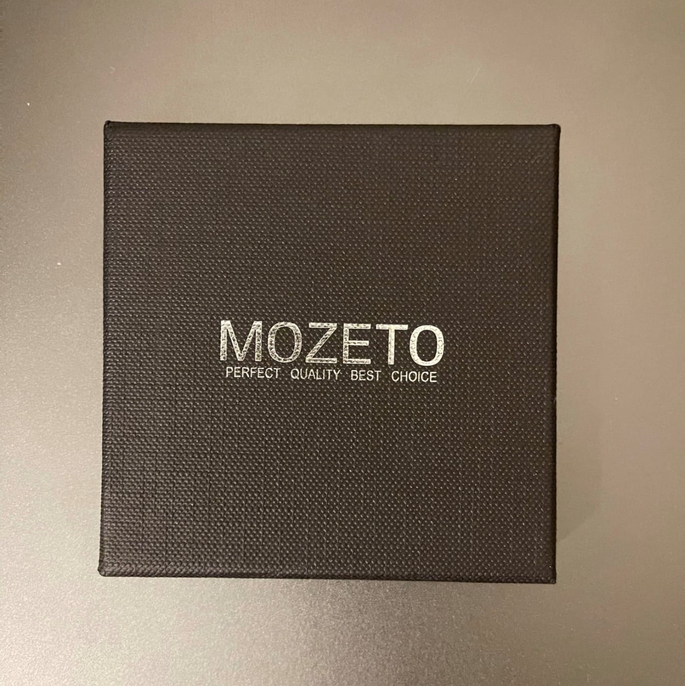 MOZETO Tie Clips for Men, Black Gold Blue Silver Tie Bar Set for Regular Ties, Luxury Box Gift Ideas customer photo 2
