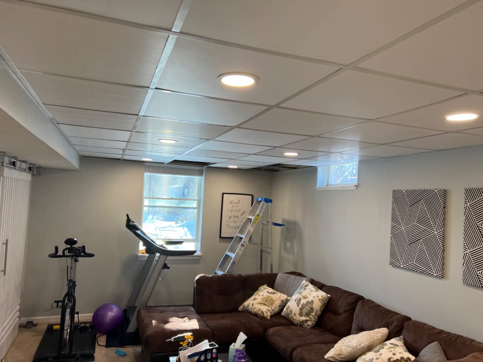 Genesis 2ft x 2ft Smooth Pro PVC Ceiling Tiles (12 Tiles) customer photo 1