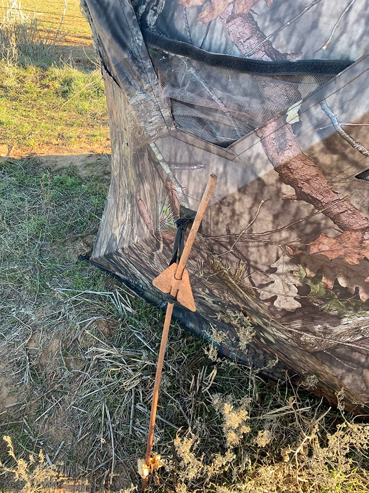 Ameristep Care Taker Ground Blind, Mossy Oak Break Up Country, Model: None | Comfortably accommodates two hunters, but its small size, Durable yet lightweight, with an interior coating of customer photo 2
