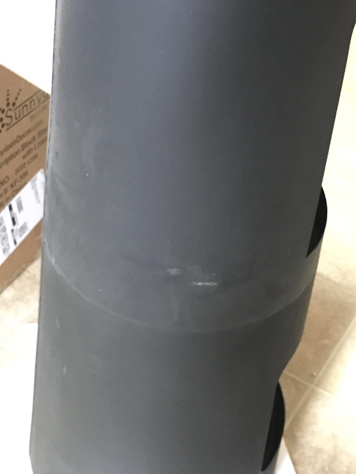 Sunnydaze Chiminea Outdoor Fireplace - Chiminea Fire Pit with Poker and Cover - Outdoor Wood-Burning Fire Pit - Black customer photo 1