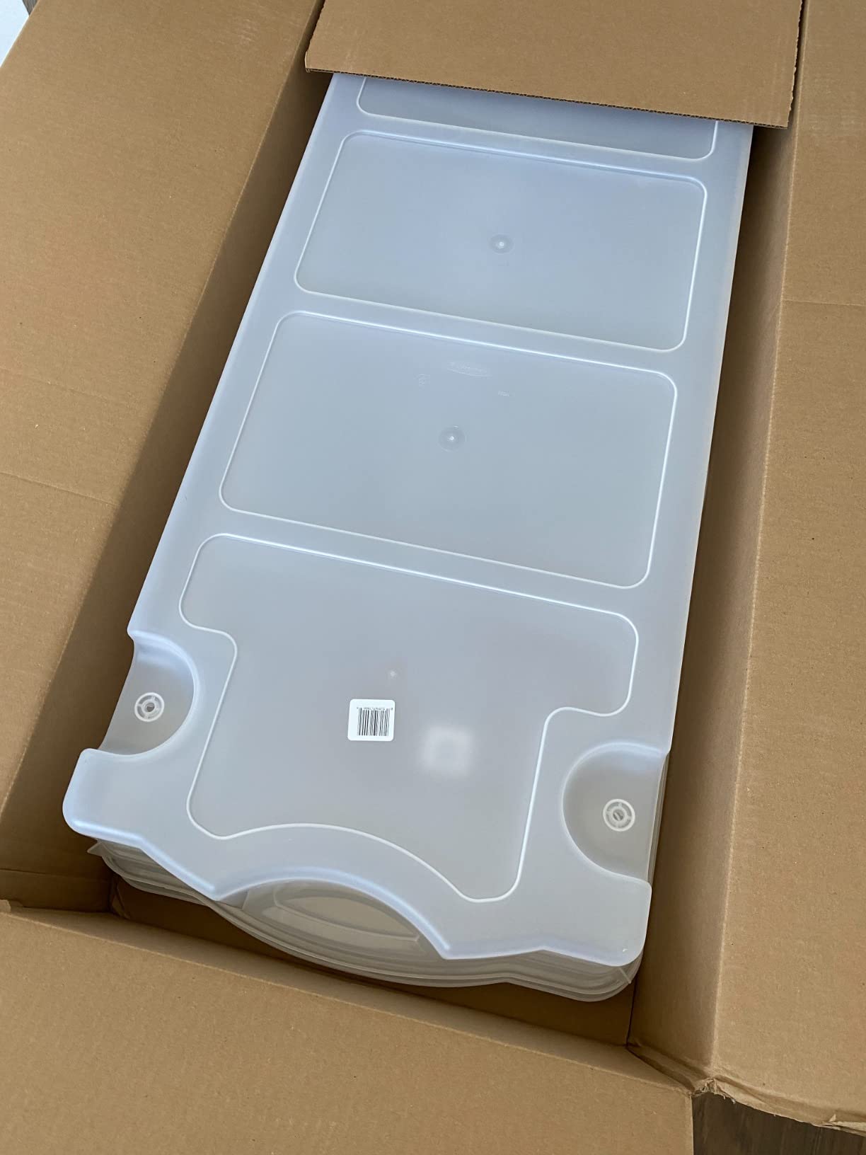 Rubbermaid Cleverstore 17 Quart Clear Latching Waterproof Stackable Airtight Storage Containers with Durable Latching Lids (6 Pack) customer photo 1